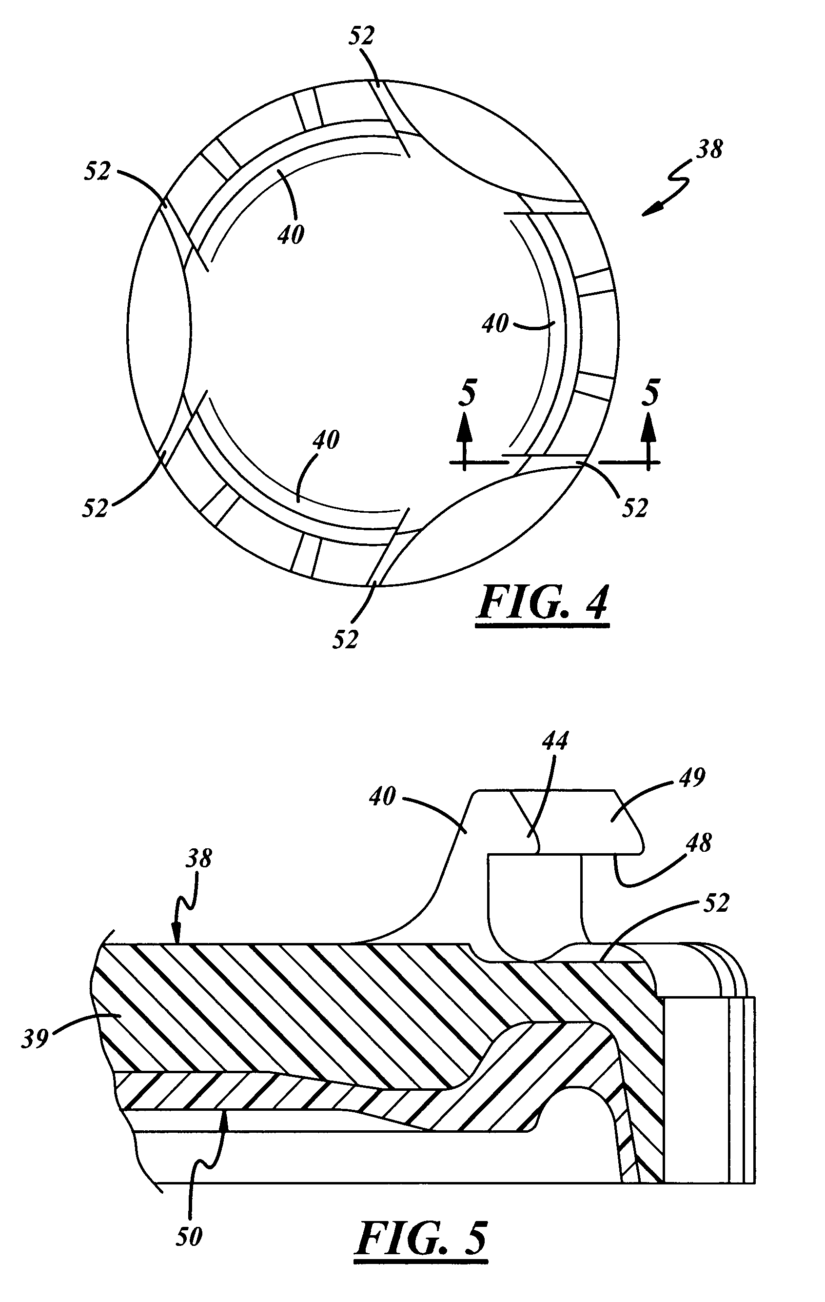 Closure and package for high-temperature applications