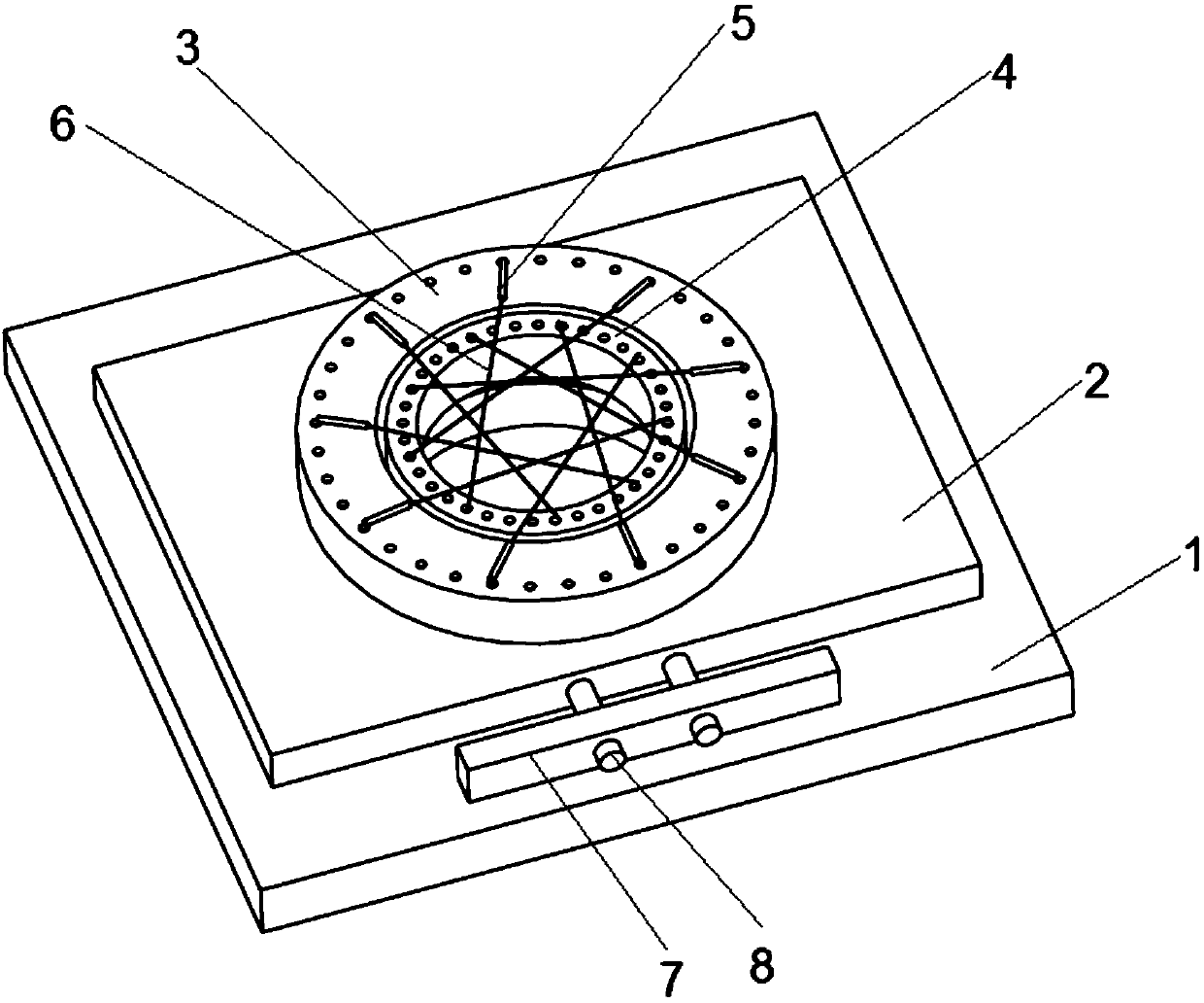 A feeding mechanism for brush carding robot