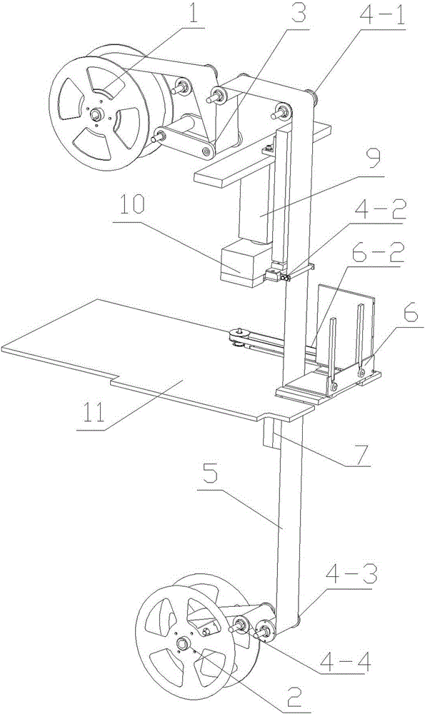 Method for forming single heat sealing joint on binding plastic film in plastic sealing pre-binding procedure