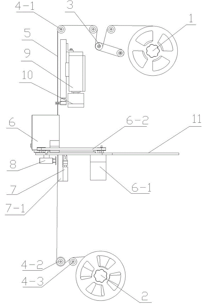 Method for forming single heat sealing joint on binding plastic film in plastic sealing pre-binding procedure