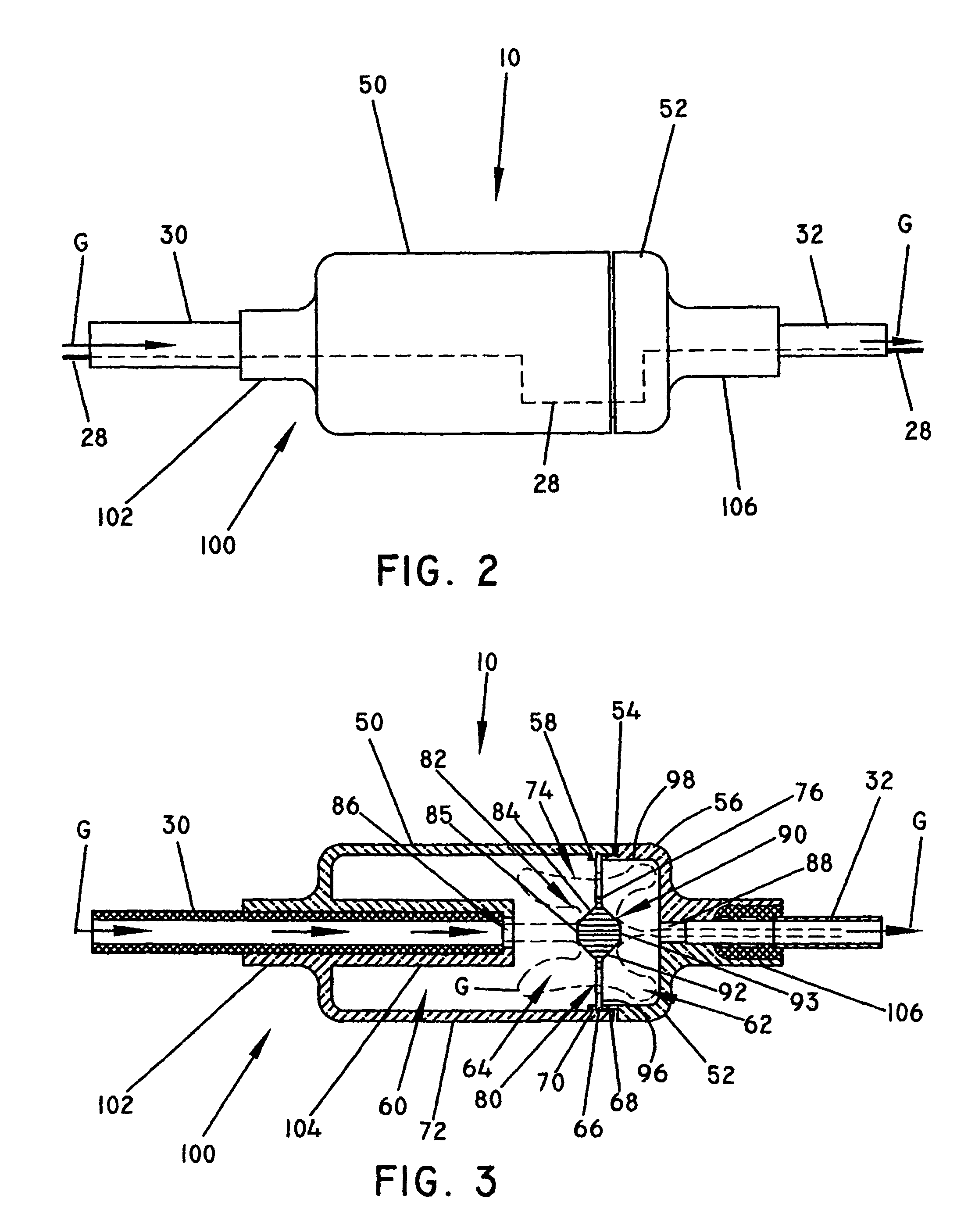 Reflux trap device