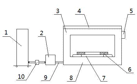 Cooling device for interference fit of large-scale workpiece and assembly method thereof