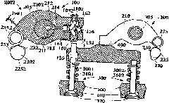 Driving device of engine brake