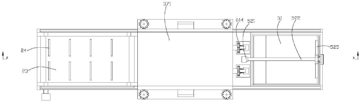 Full-frame type glass rack automatic spraying device