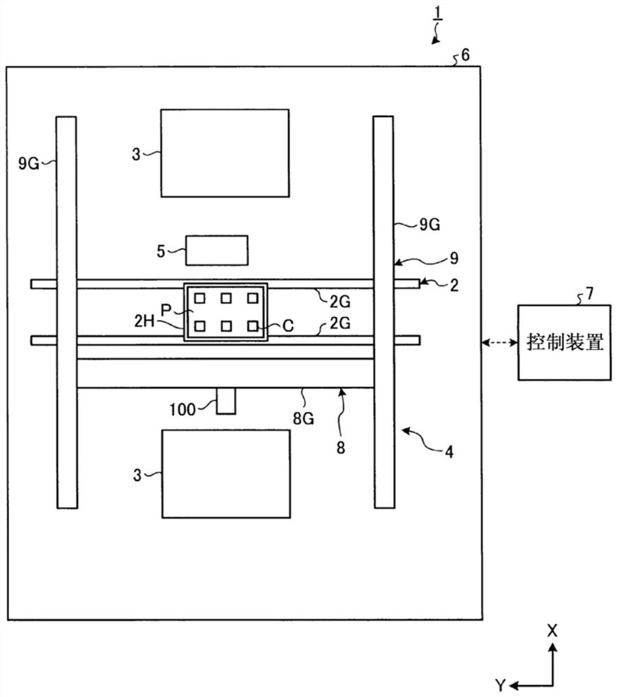 Electronic component mounting device and electronic component mounting method