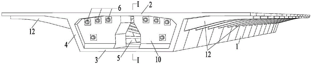 Bridge total external prestress concrete segment spliced light thin-walled box girder