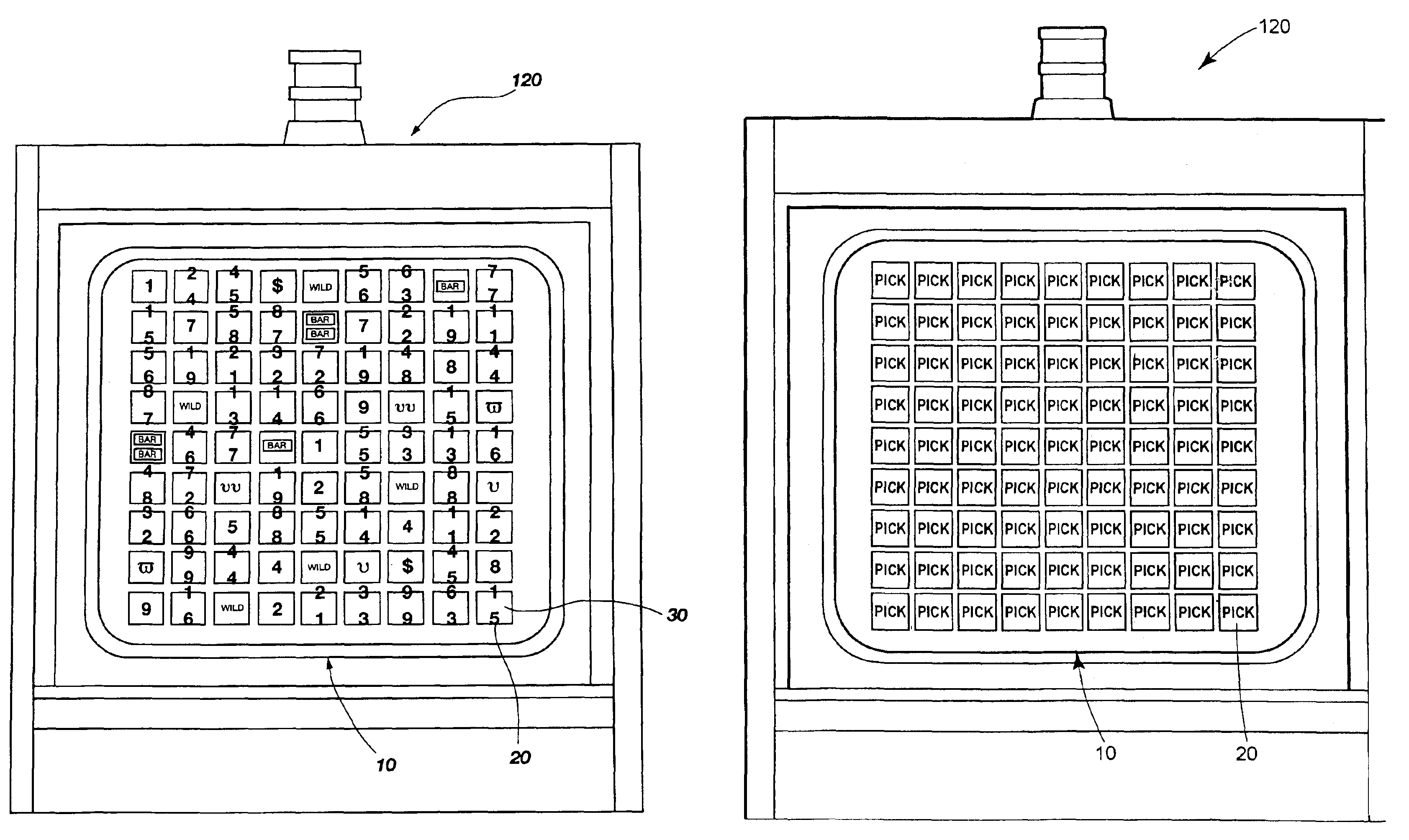 Method of playing a matching bonus game