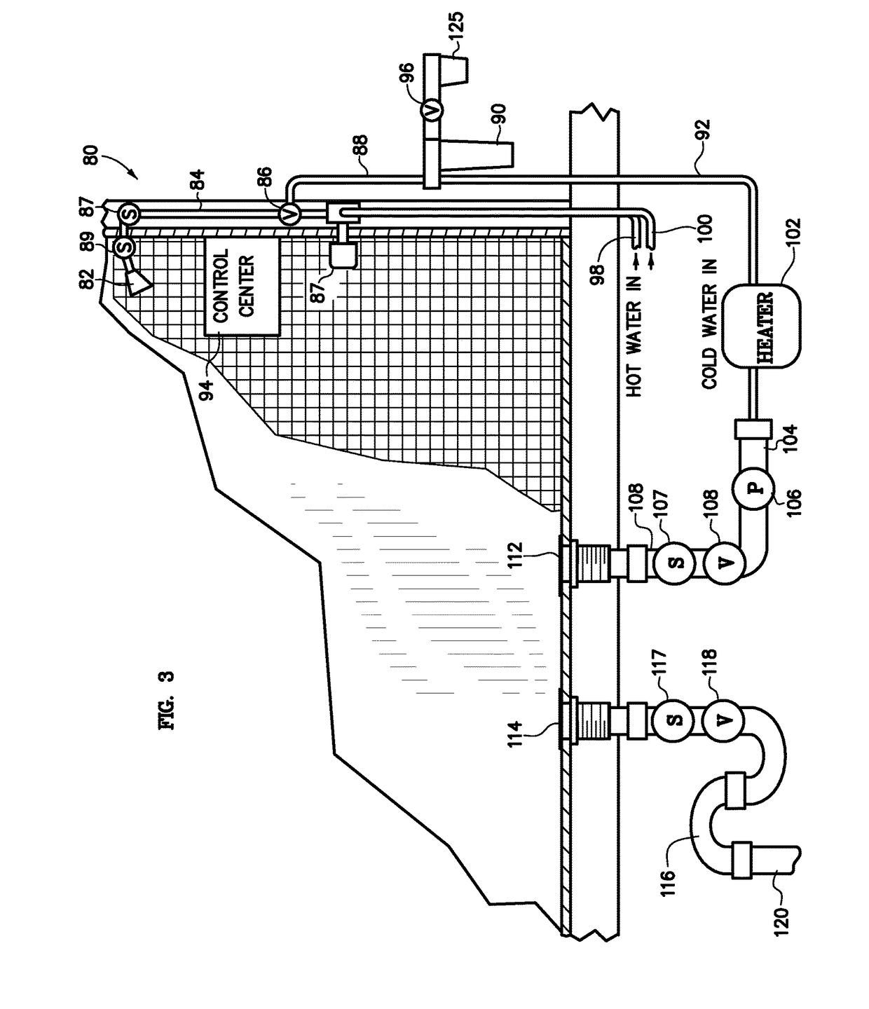 Apparatus for Recycling Water for a Shower or Bath