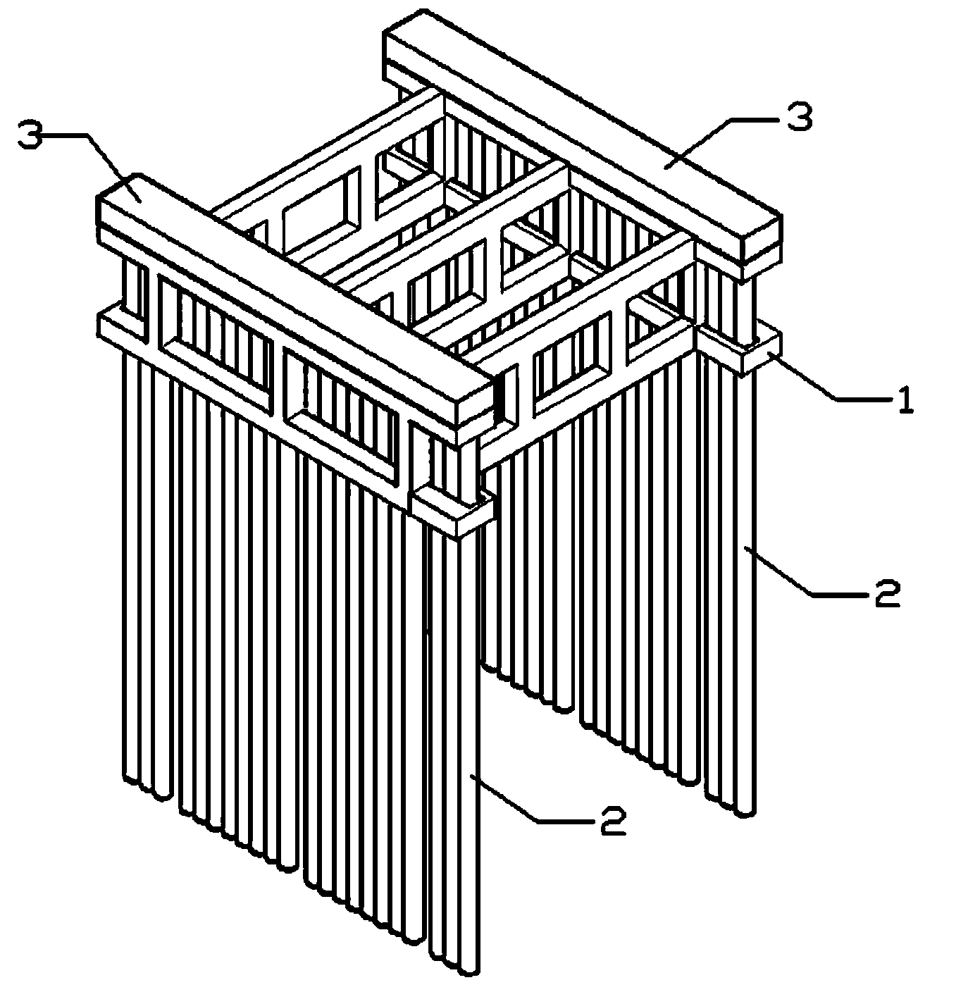 Novel high-pile wharf