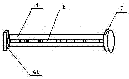 Quantitative type push toothpaste barrel