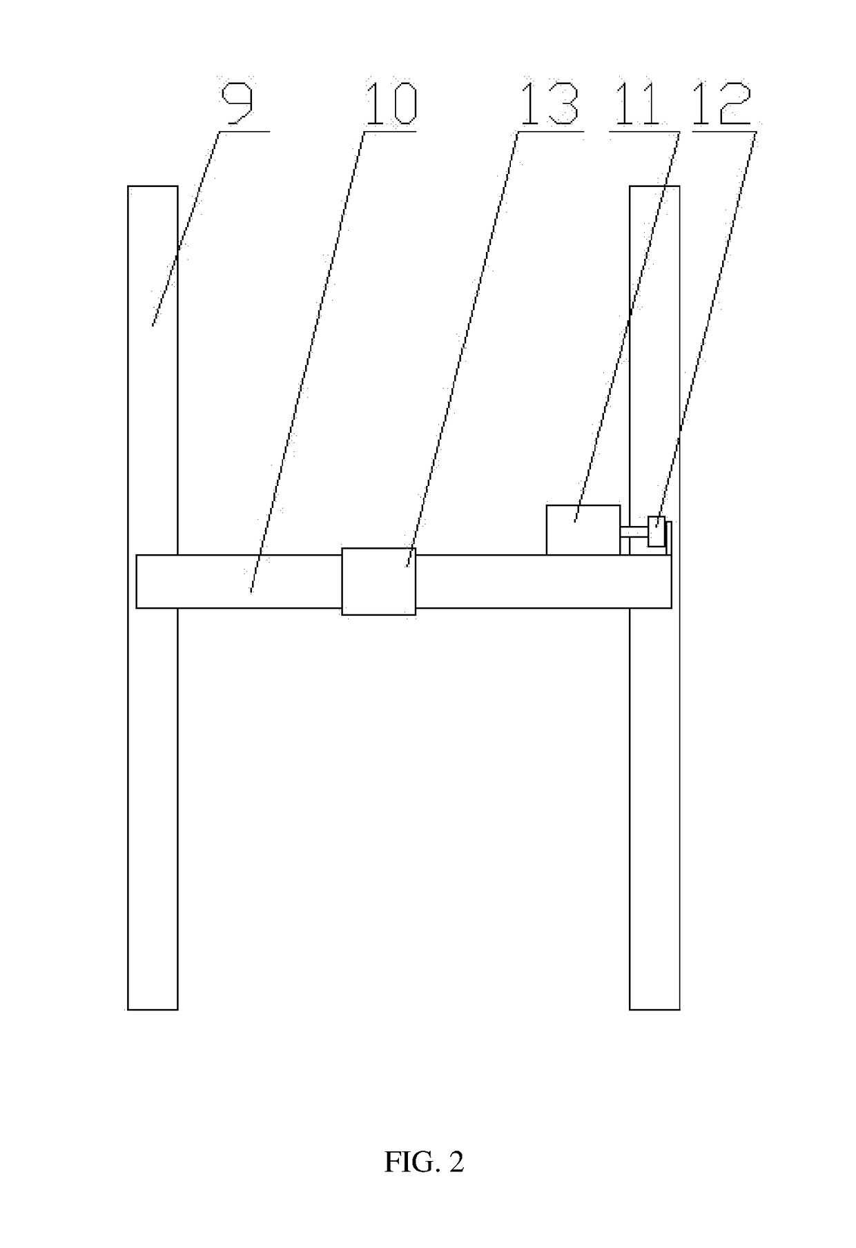 Mobile-type maintenance square-shaped bin