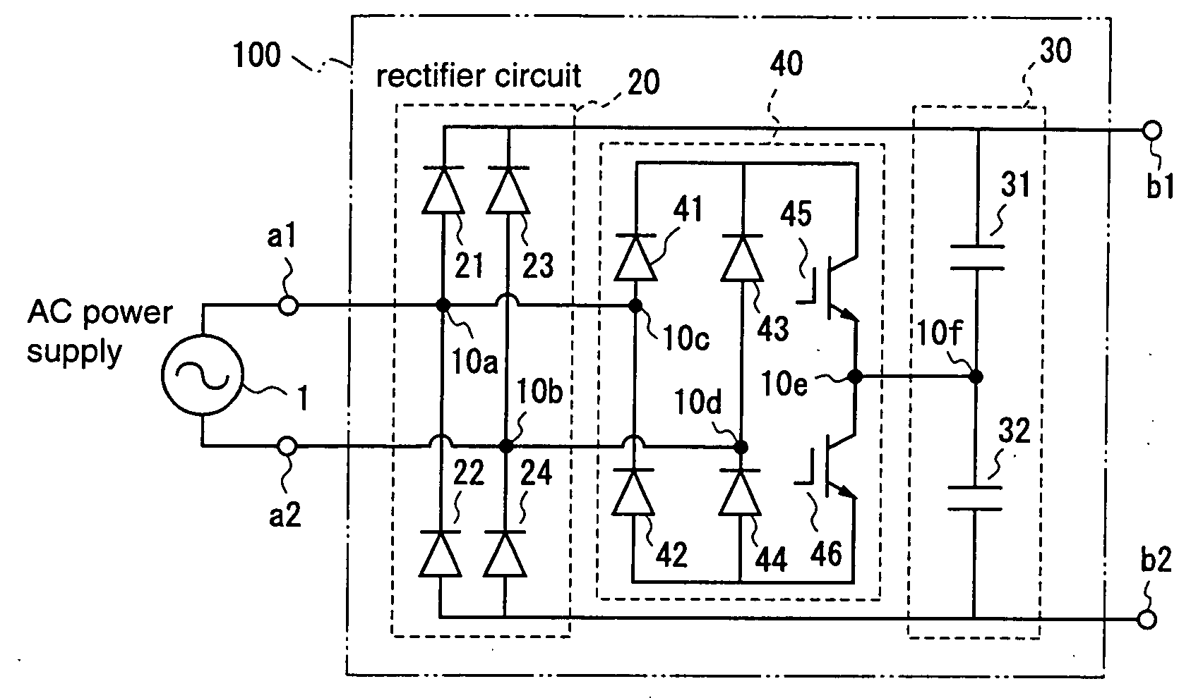 Converter circuit and motor driving apparatus