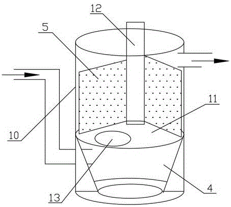 Management system for compound rainwater in residential area