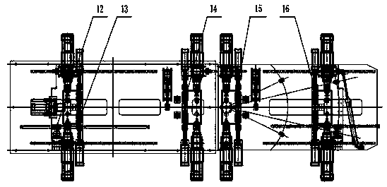 Full-automatic multi-station hole-drilling machine tool