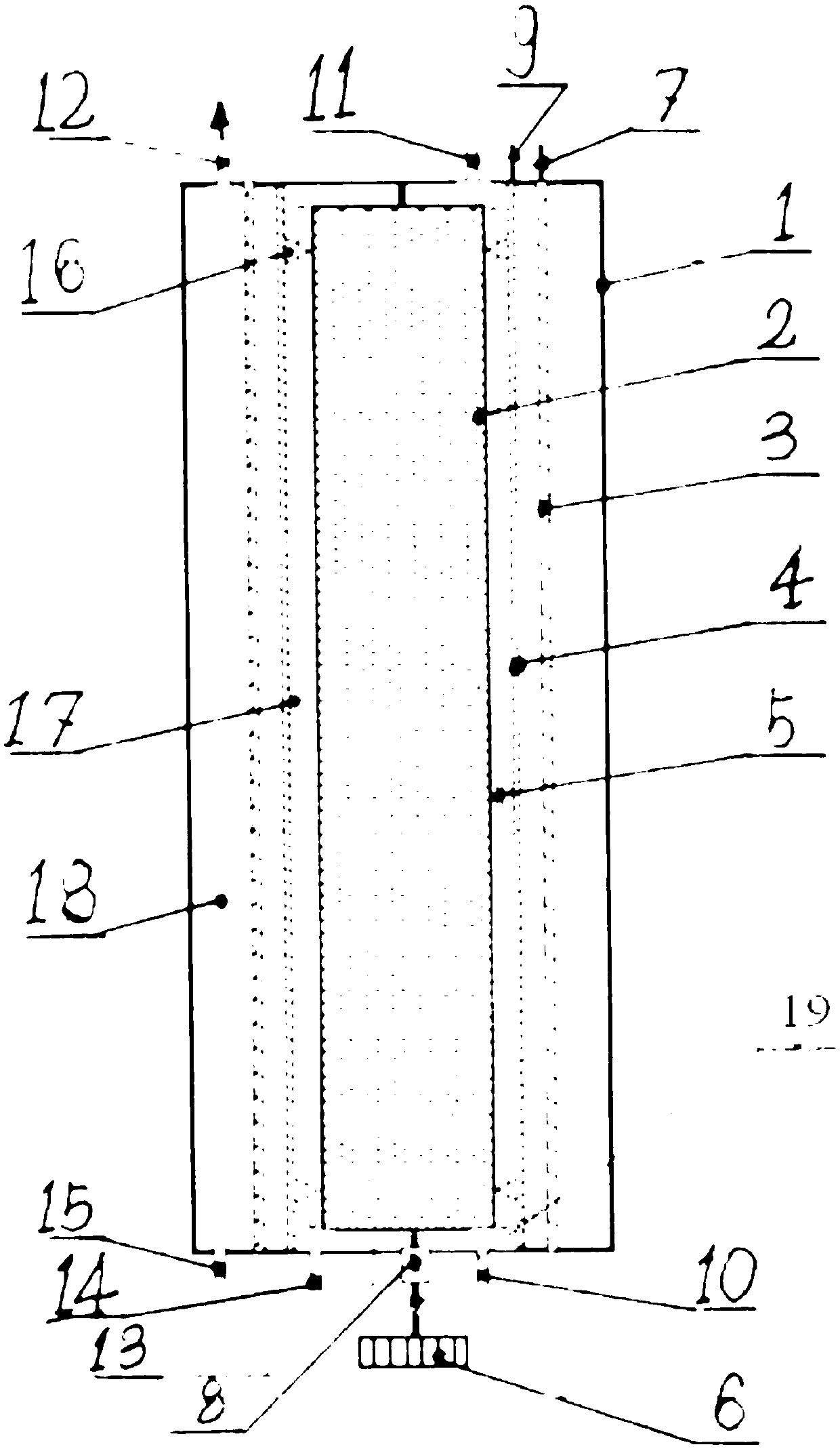 An electrochemical scale removal device