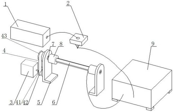 Electrospinning tubular stent collection device and electrospinning equipment