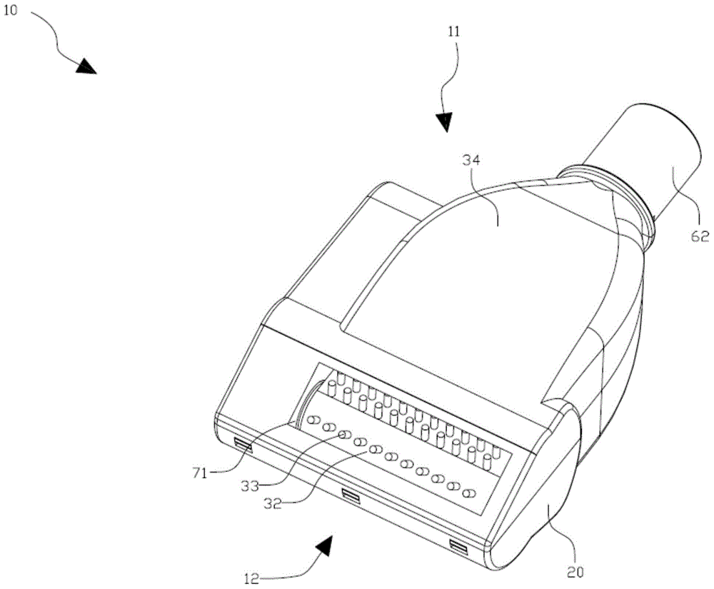 Dust collector suction nozzle and dust collection appliance