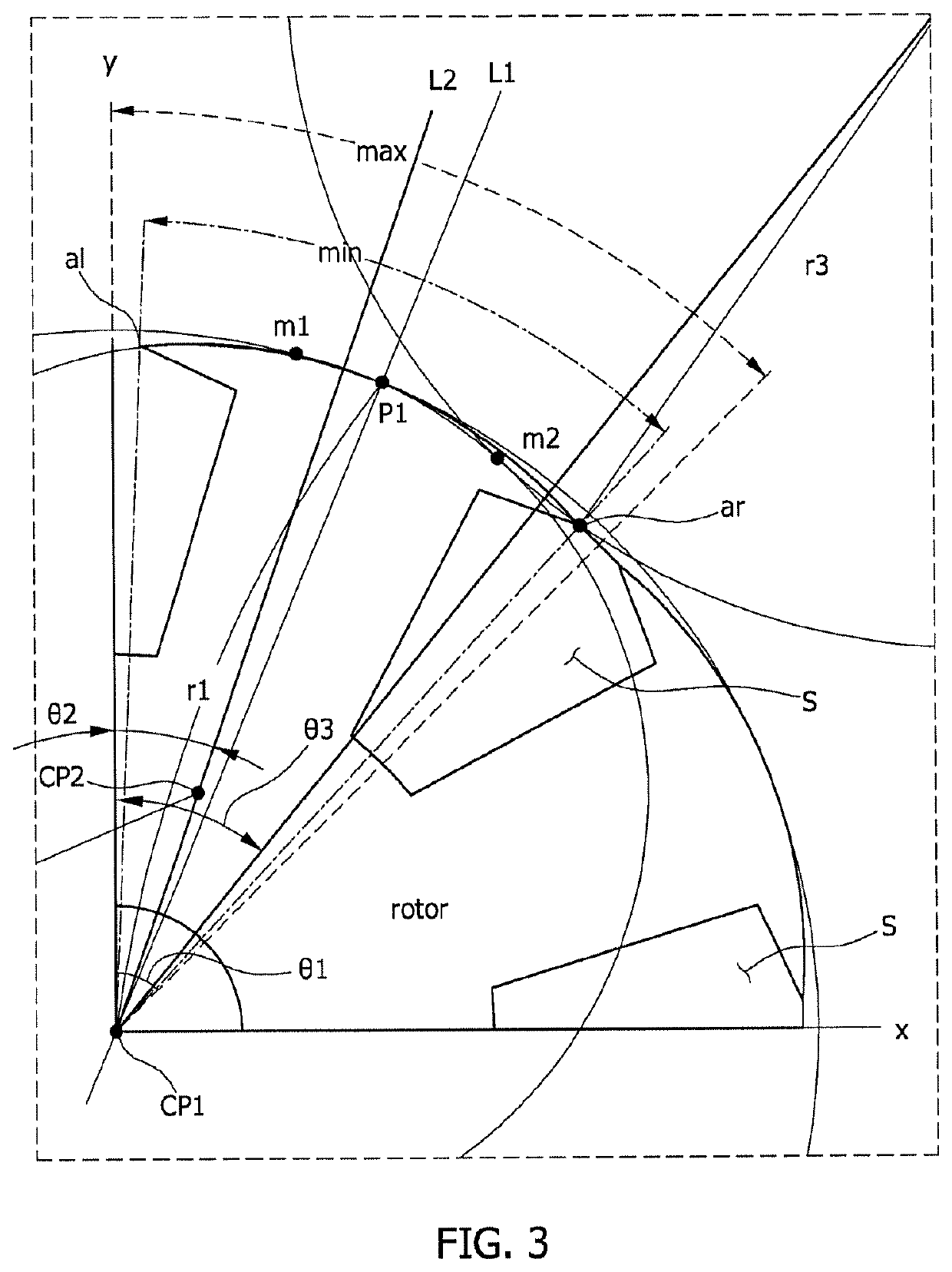 Rotor for wound-rotor motor and wound-rotor motor having the same