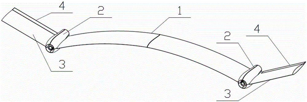 A curved-wing aircraft capable of spiral flight