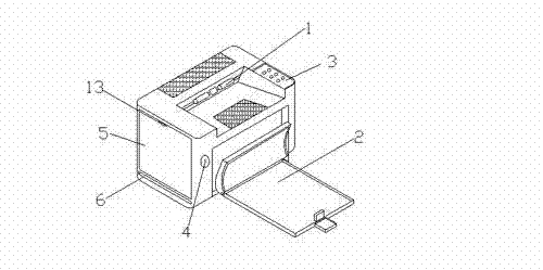 Printer with music playing function