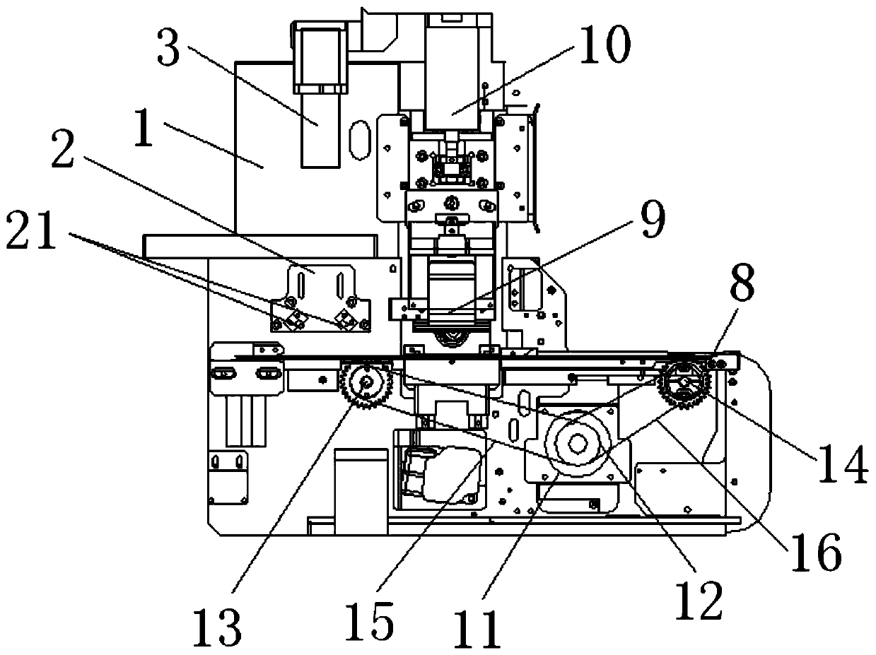 Tape indentation detecting machine