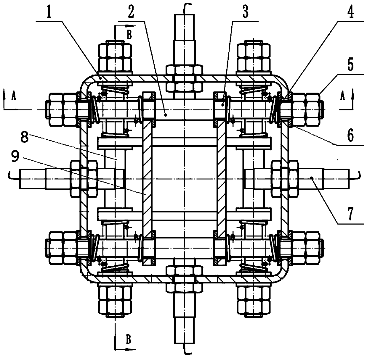 Anti-skew-pulling and slanting-lifting device during driving and control circuit