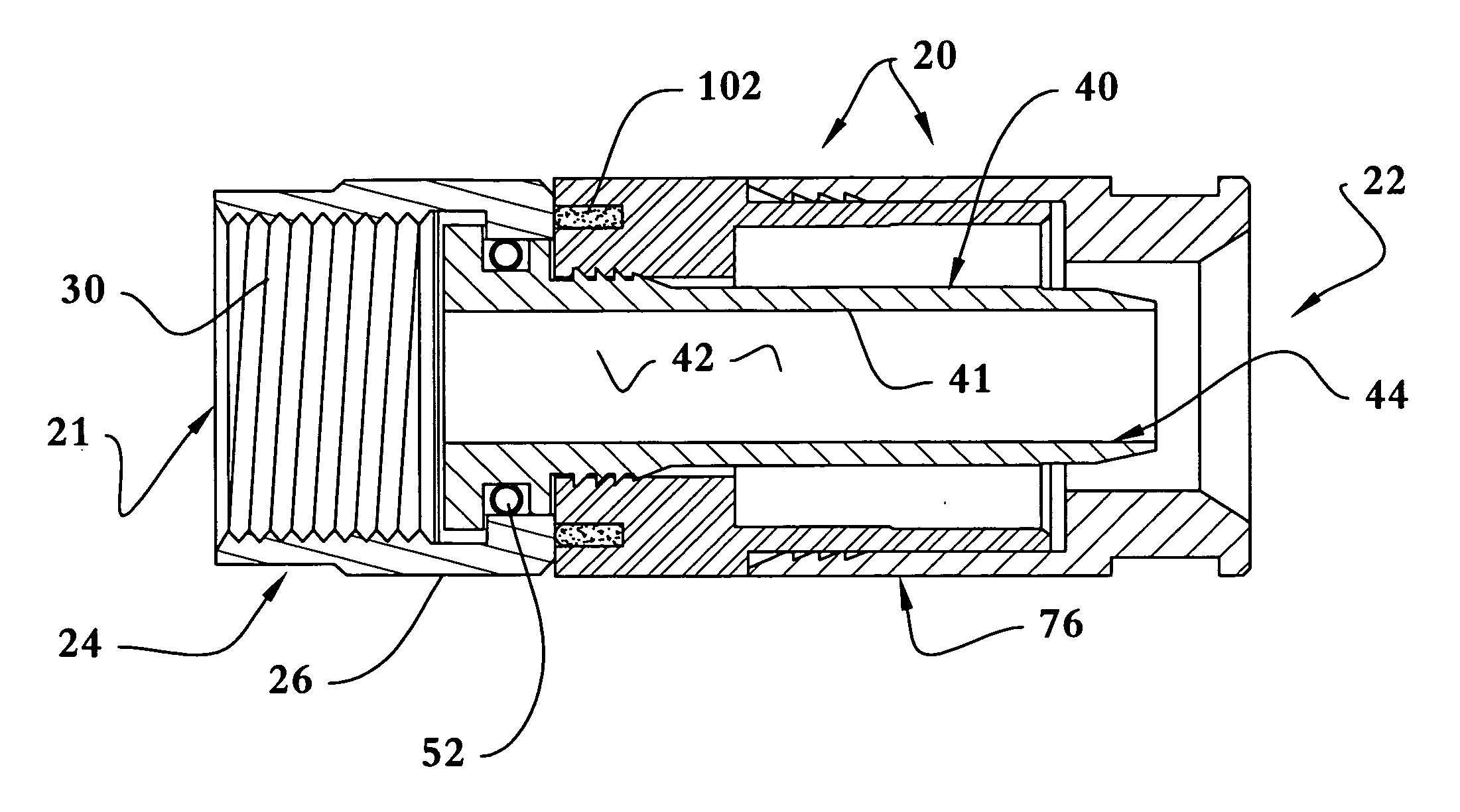 Enhanced coaxial connector continuity