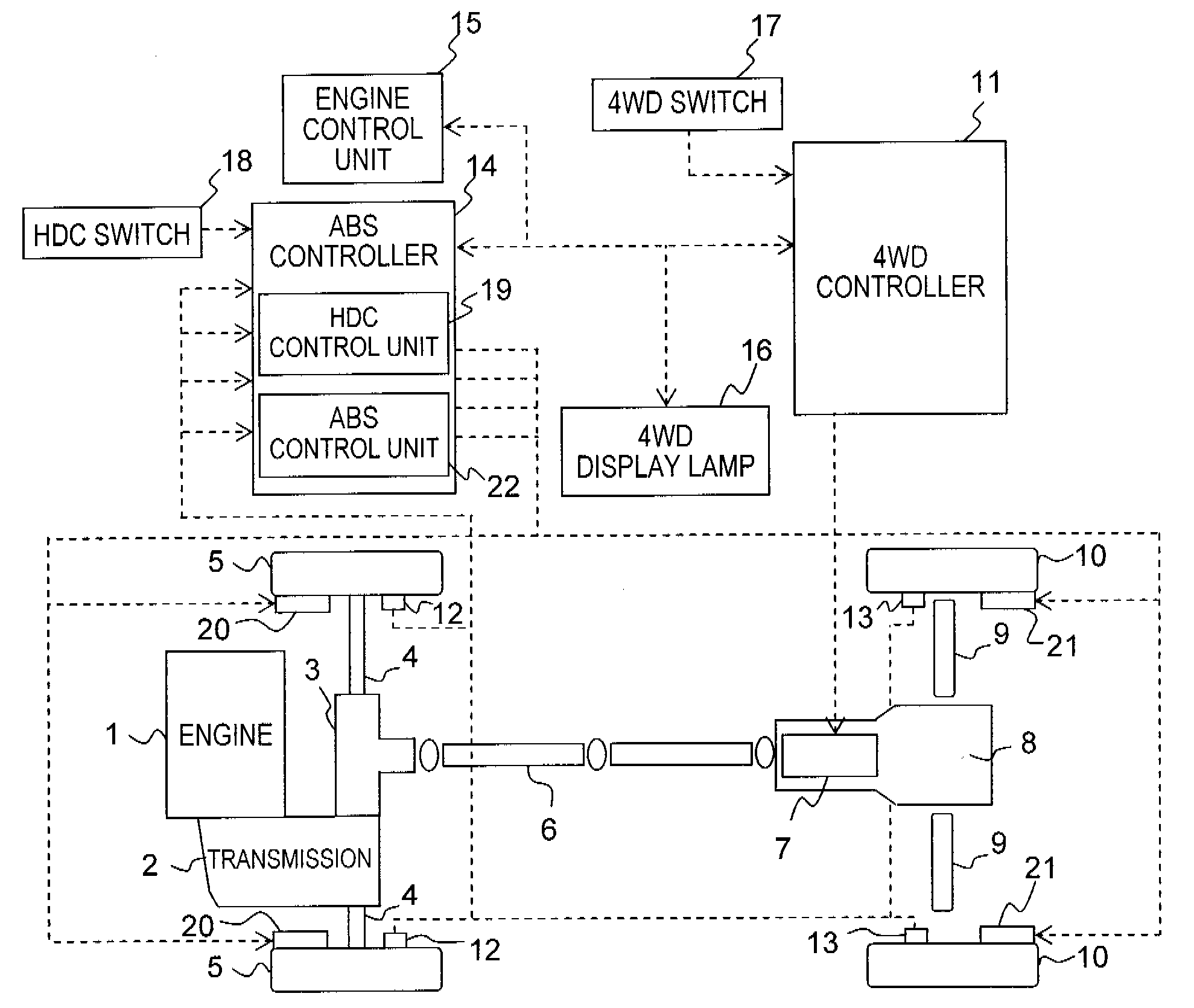 Vehicle driving force control apparatus