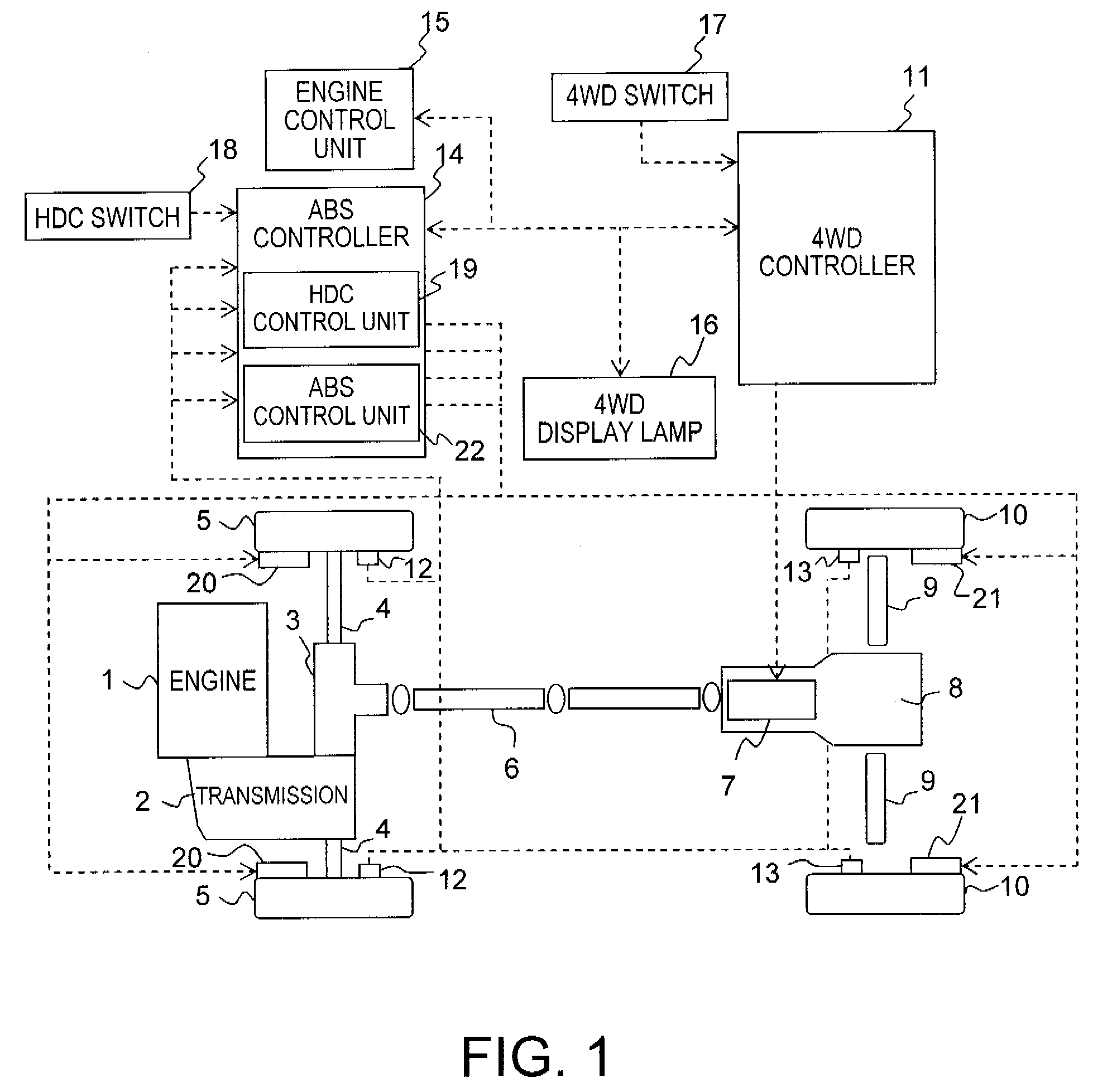 Vehicle driving force control apparatus