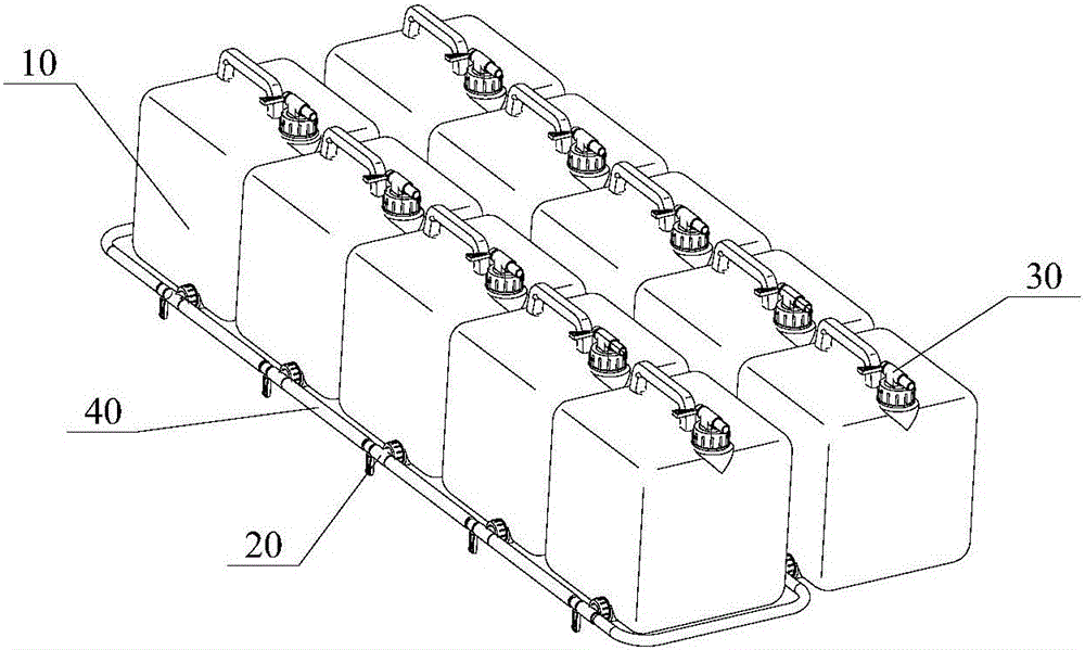 Assembling type foldable kettle assembly