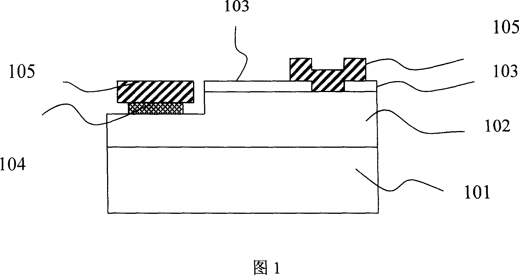 Method for preparing LED electrode