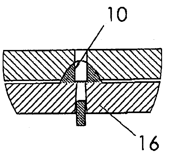 Method for producing a blind hole in a metallic body