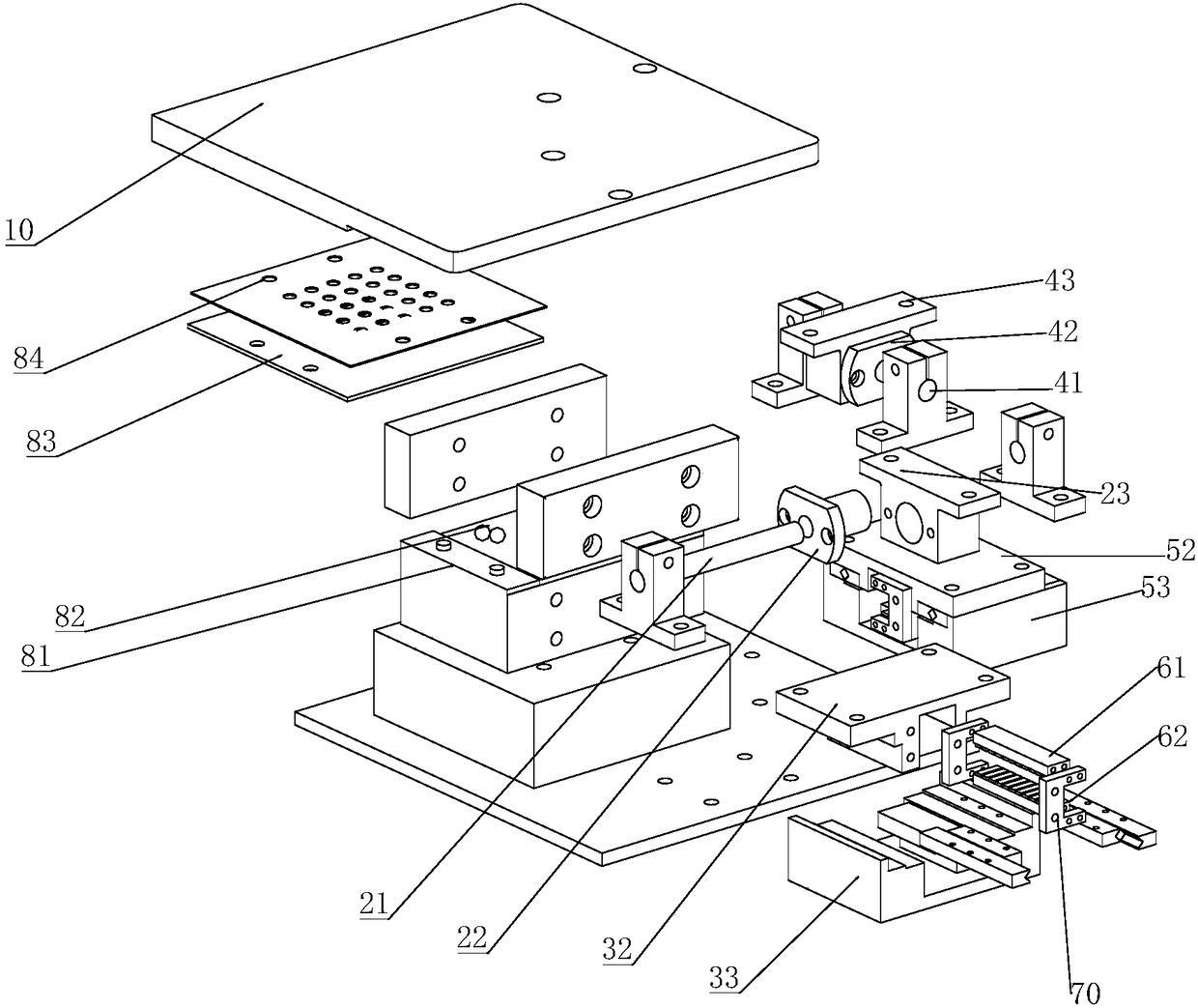 Planar motion platform for use in optoelectronic packaging