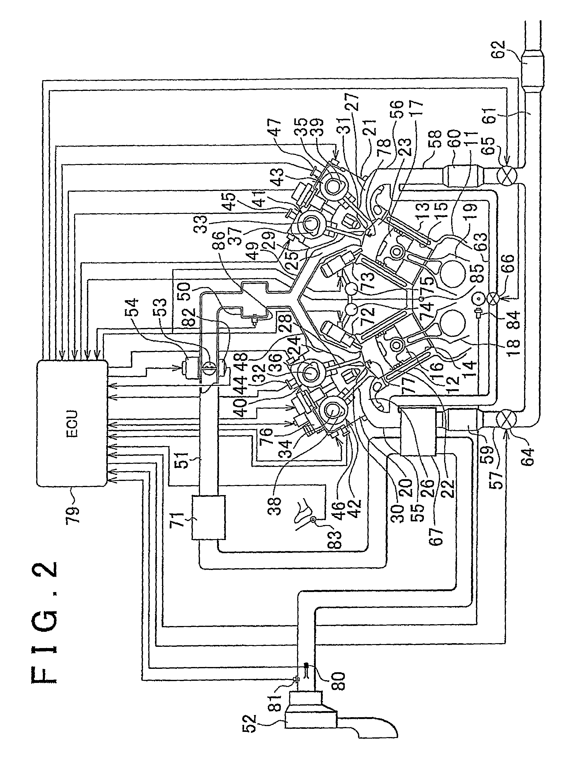 Internal combustion engine and control method thereof