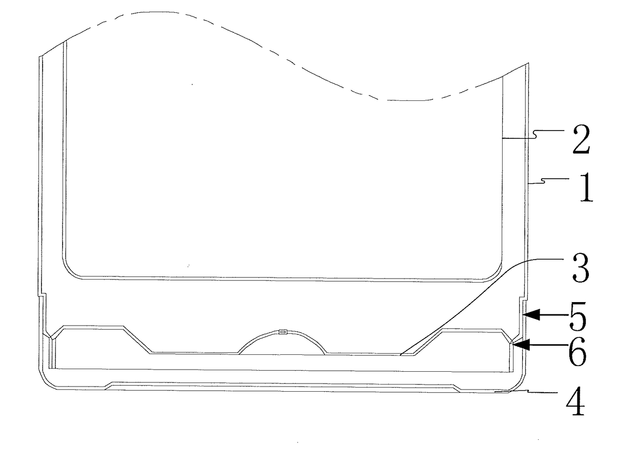 Processing Method for a Vacuum Container and a Vacuum Container