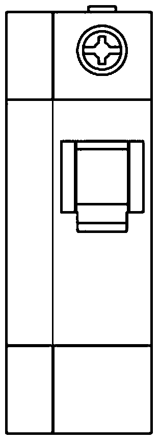 Short-circuit protection device for power frequency current and lightning surge automatic selection channel