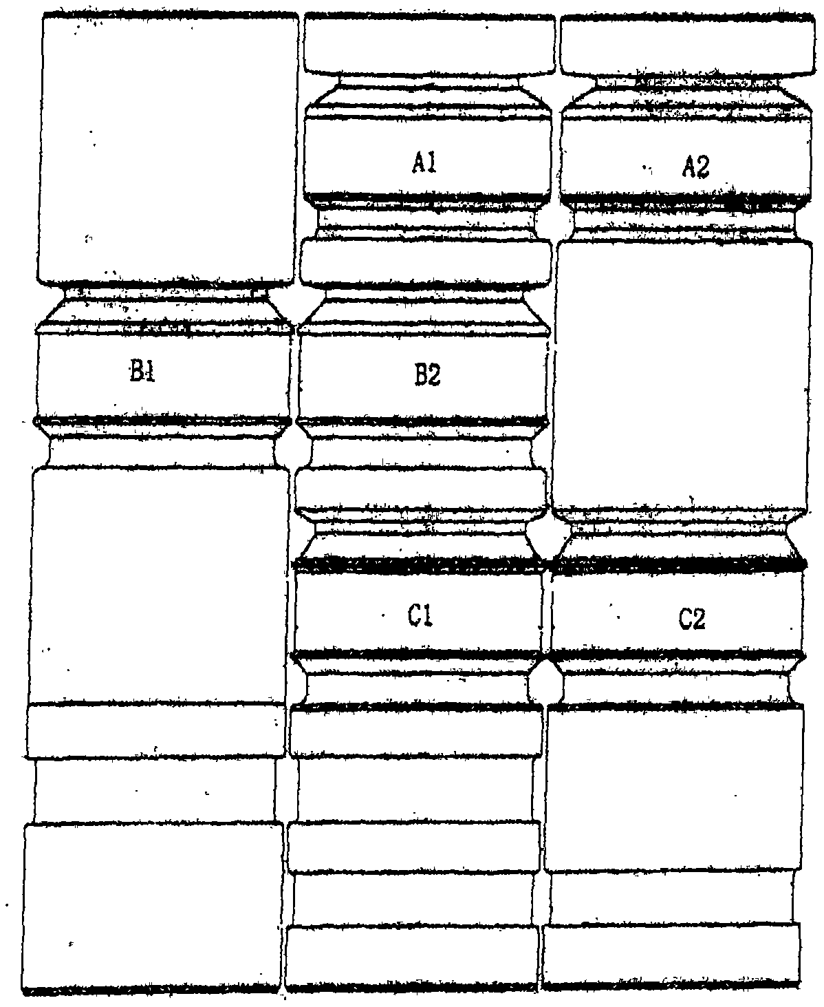 Rolling roller set system for rolling waste railway steel rail