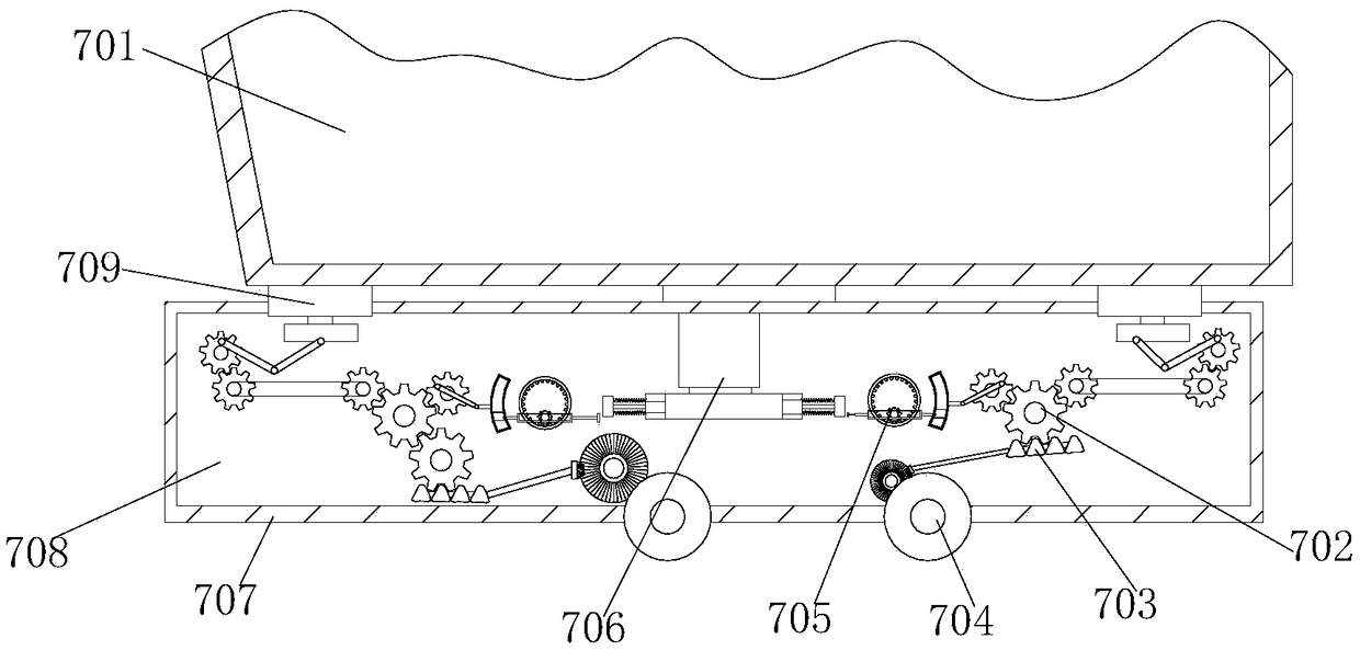 Automatic speed regulation trolley used for workshop