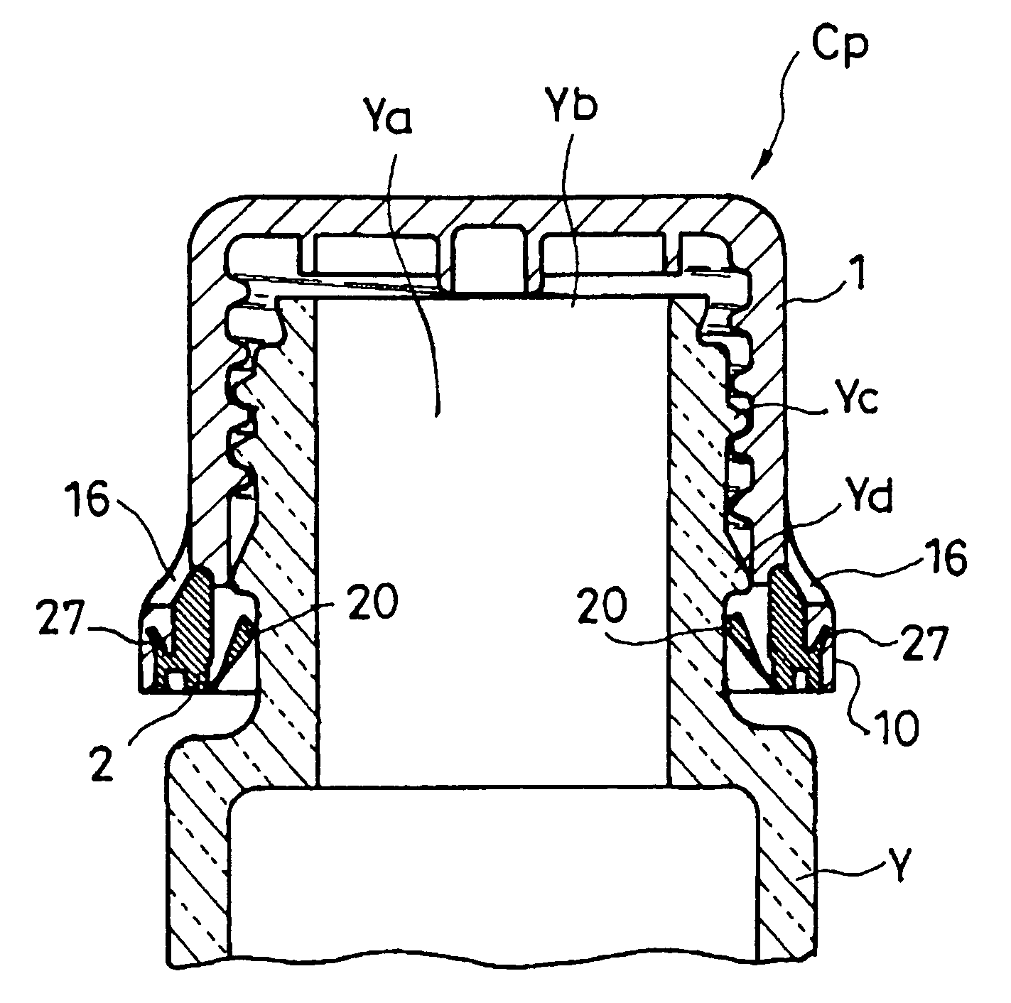 Cap for container