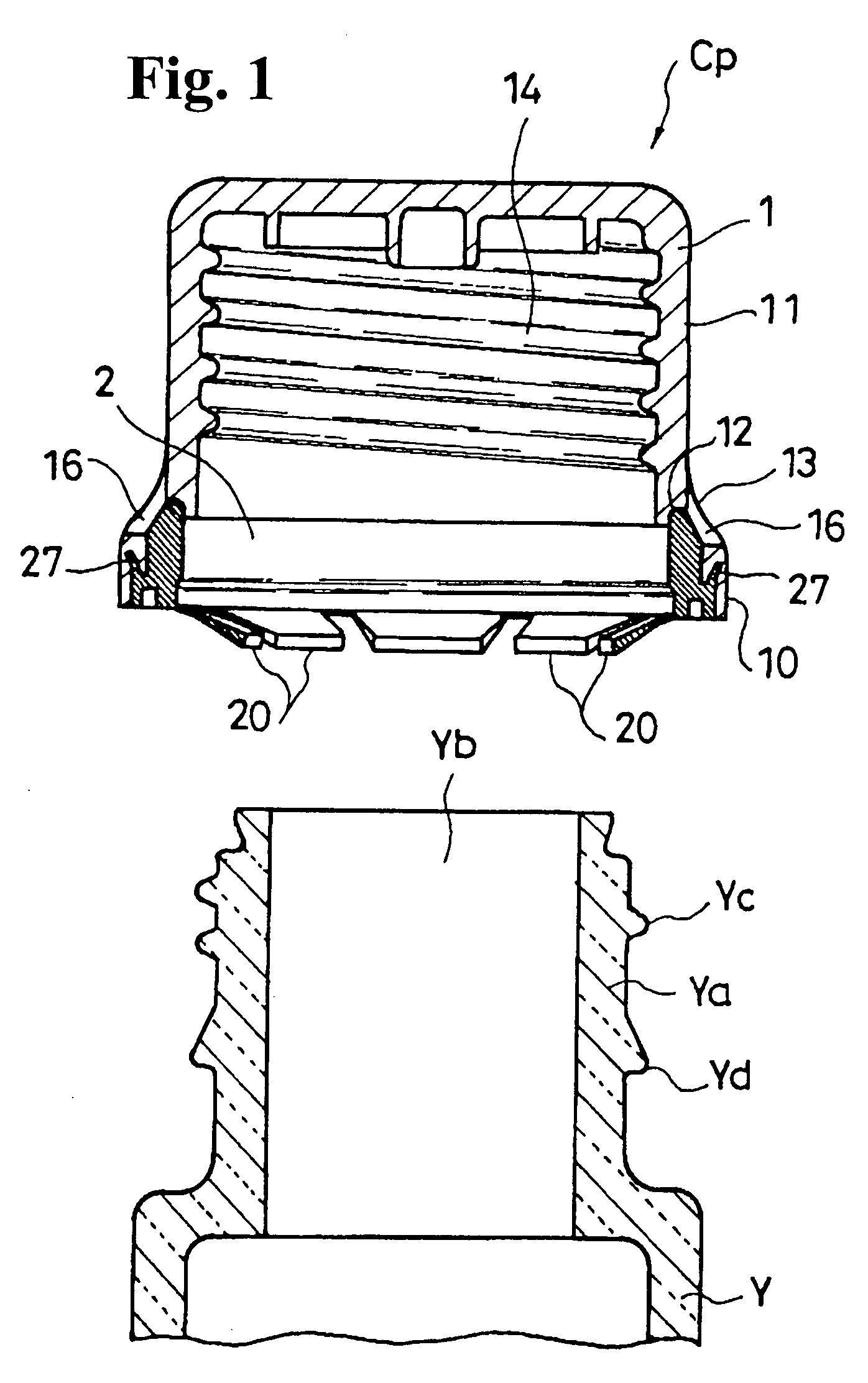 Cap for container