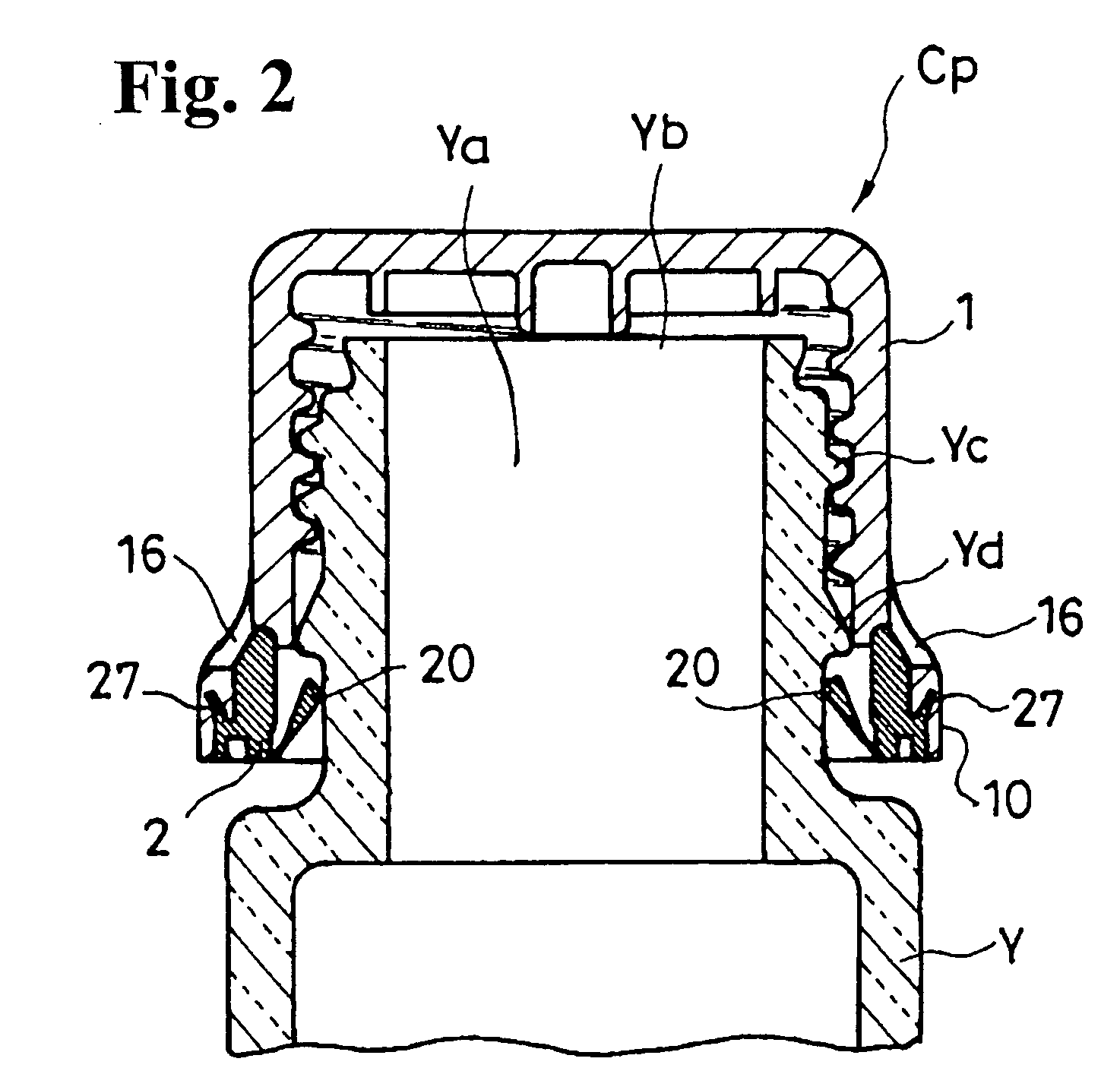 Cap for container