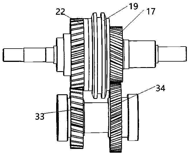 An integrated motor reduction drive system for helicopter empennage