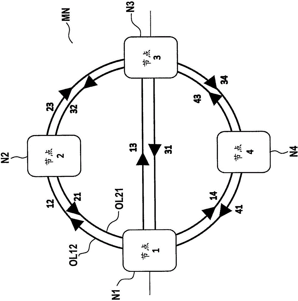 Method of switching an optical signal in an optical flex grid network