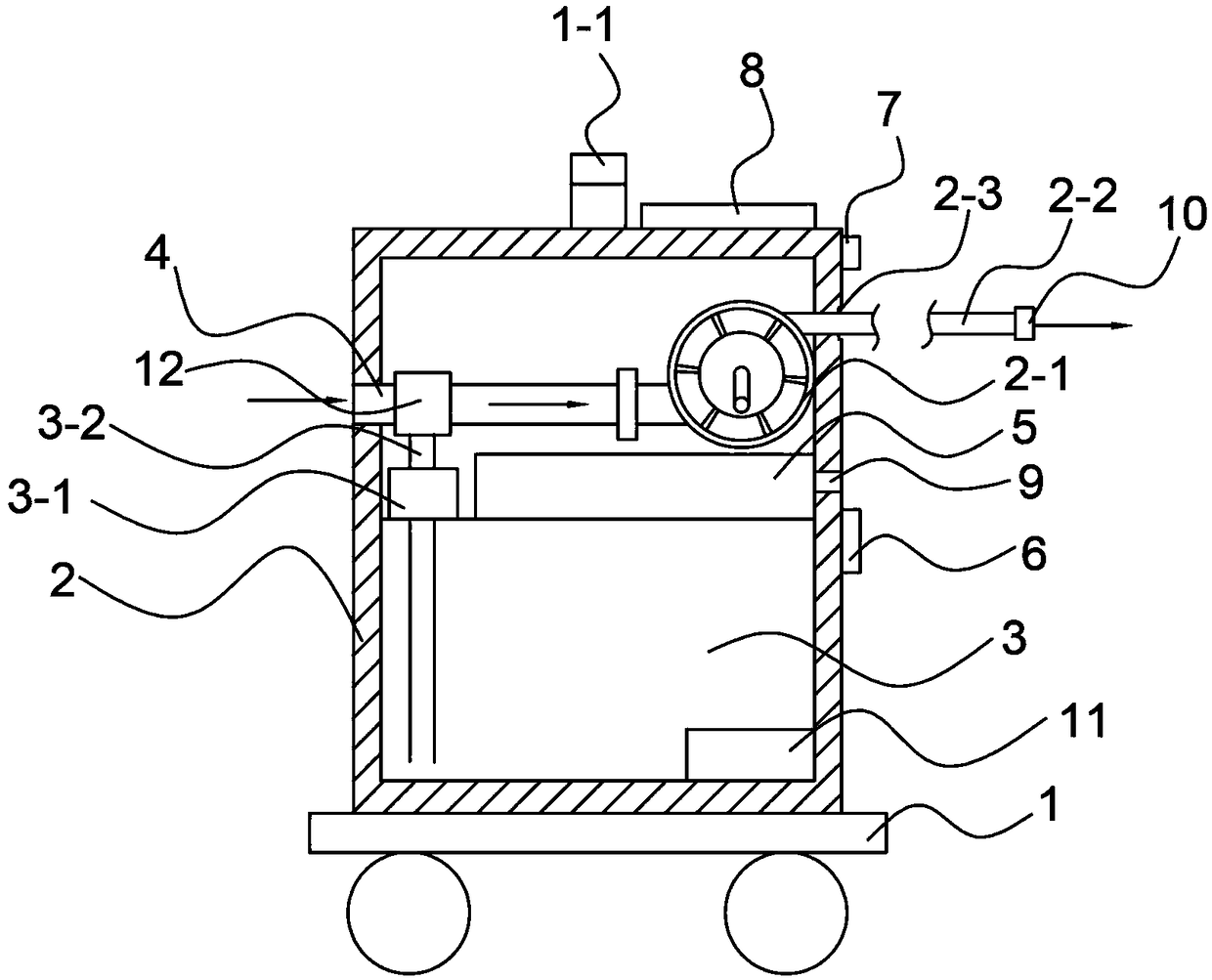 Electric extinguishing device