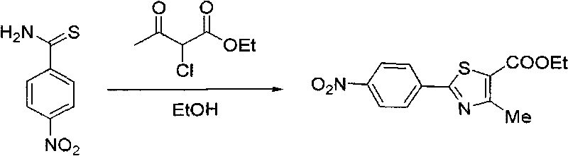 Preparation method of important intermediate of novel febuxostat