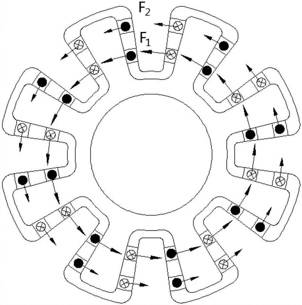 Deicing robot magnetic torque rotary driving device based on magnetically and electrically conductive material