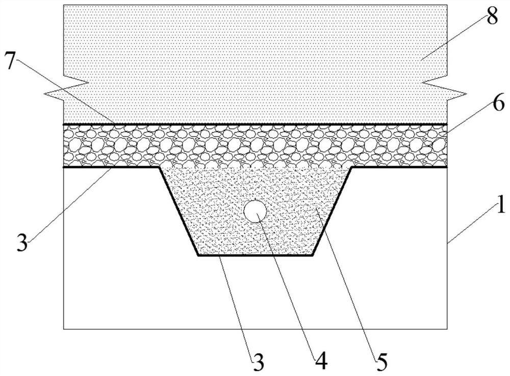 Sponge city saline-alkali soil alkali discharge system