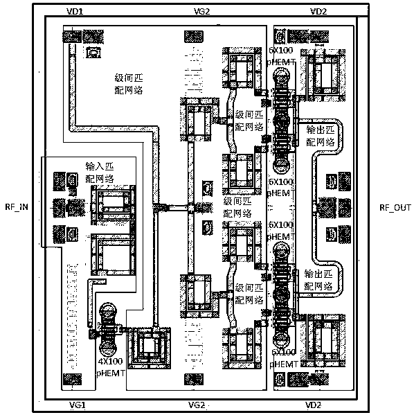 4.0-5.0ghz 8W GaN Monolithic Power Amplifier and Design Method