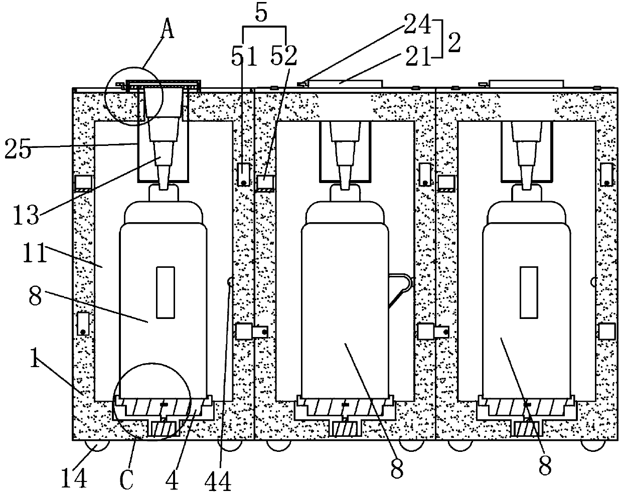 Intelligent vacuum-bottle containing storage device for kitchen