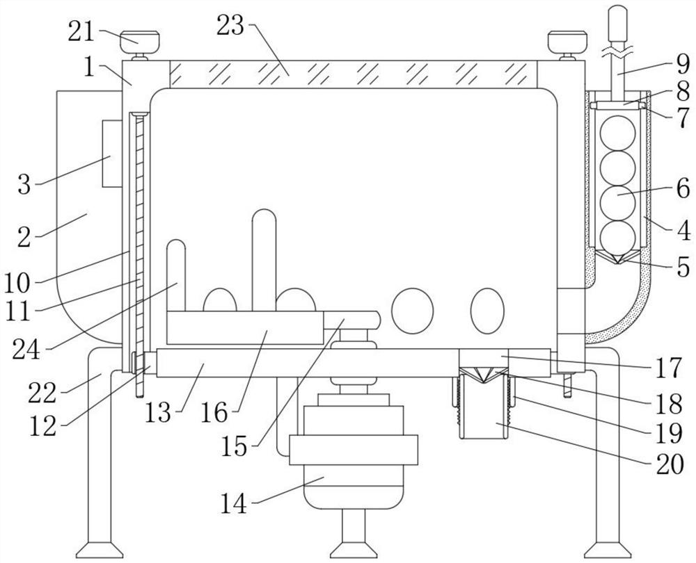 Advanced mathematics probability demonstration device